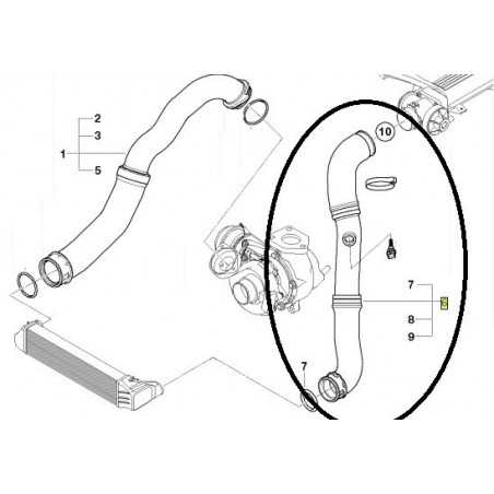 Conduite D Air De Suralimentation Pour Bmw S Rie E