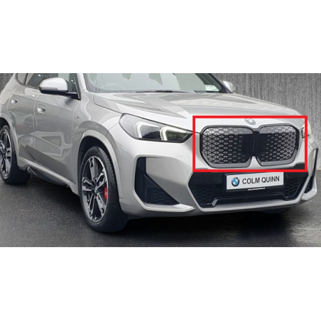 Grille De Calandre SHADOWLINE Noir Brillant Avec Cache Pour BMW IX1 U11