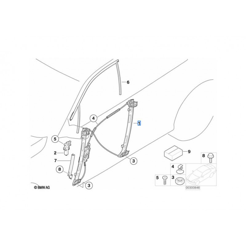 L Ve Vitre Avant Lectrique Sans Moteur Pour Bmw S Rie E Cot