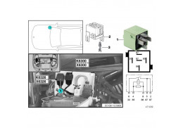 Relais vert de délestage pour BMW X6 E71 F16