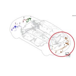 Câble faisceau de réparation arrière pour BMW Série 3 F30 F31 F34 GT