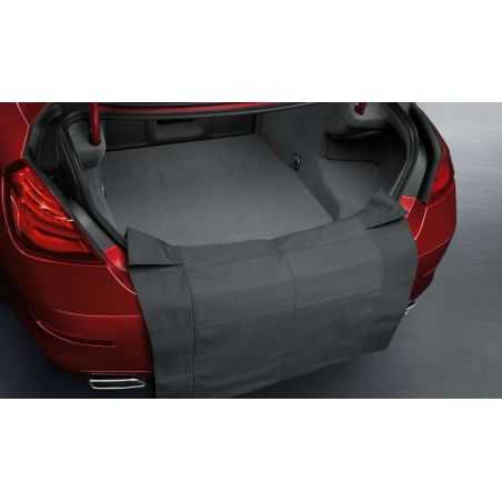 Protection de seuil de coffre BMW X1 (U11) acier inox anthracite
