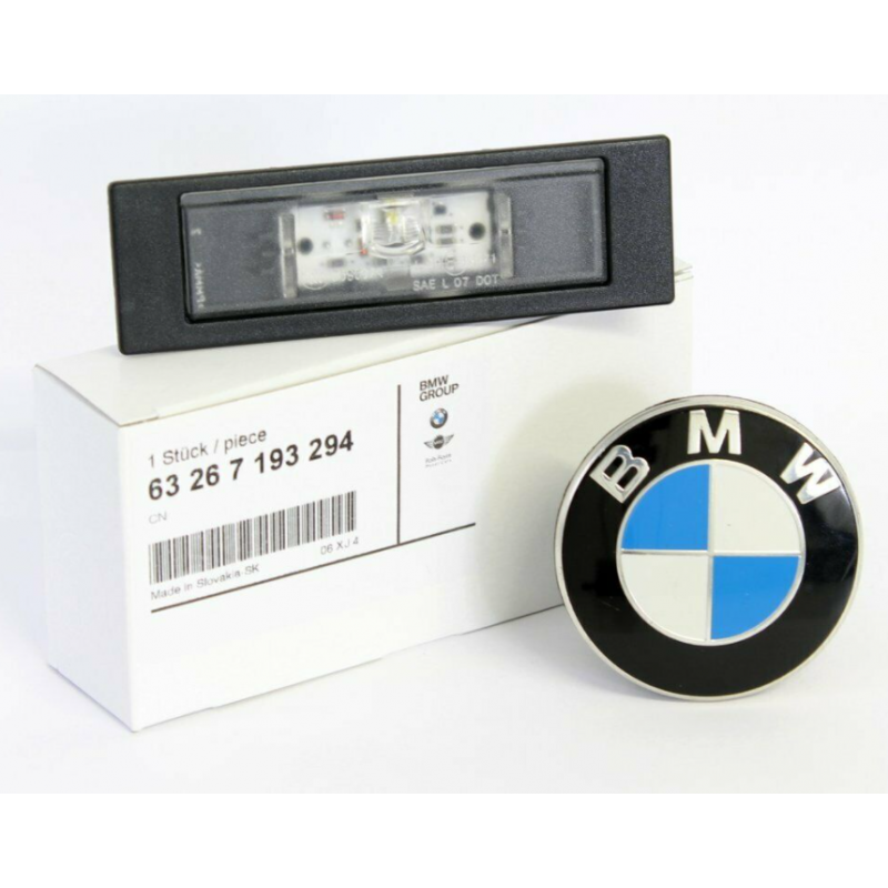 Eclairage de plaque LED pour BMW Série 1 E81 E82 E87 E88 F20 F21