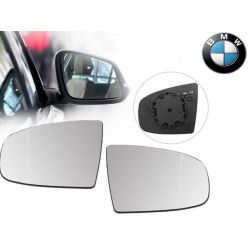 Verre de rétroviseur extérieur AVEC option S430A (coté au choix) pour BMW Série 7  F01 F02 F04