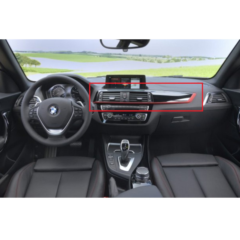 Placage console centrale noir brillant pour BMW Série 1 F20 F21