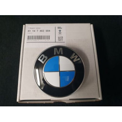 ✓ 4X Centre Roue 68mm Jantes Logo BMW Voiture Cache Moyeu Auto Clipser NEUF  Bleu