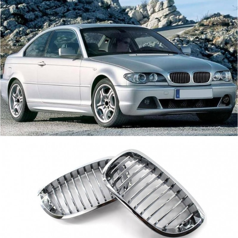Grille de calandre droit chromée BMW Série 3 (E46) Coupe/Cabrio 2003-2007