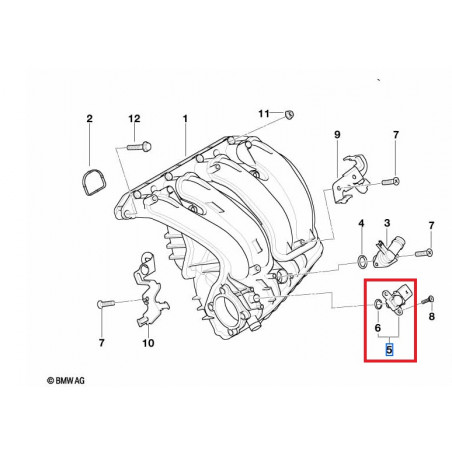 Capteur pression d'admission pour BMW 1 5 portes (F20) 120 d (147