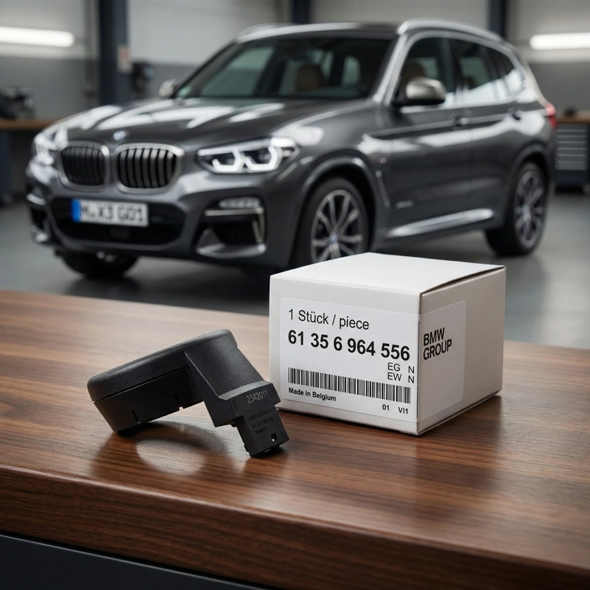 Antenne annulaire (EWS III ) pour BMW X3 E83 – visuel en situation sur véhicule BMW