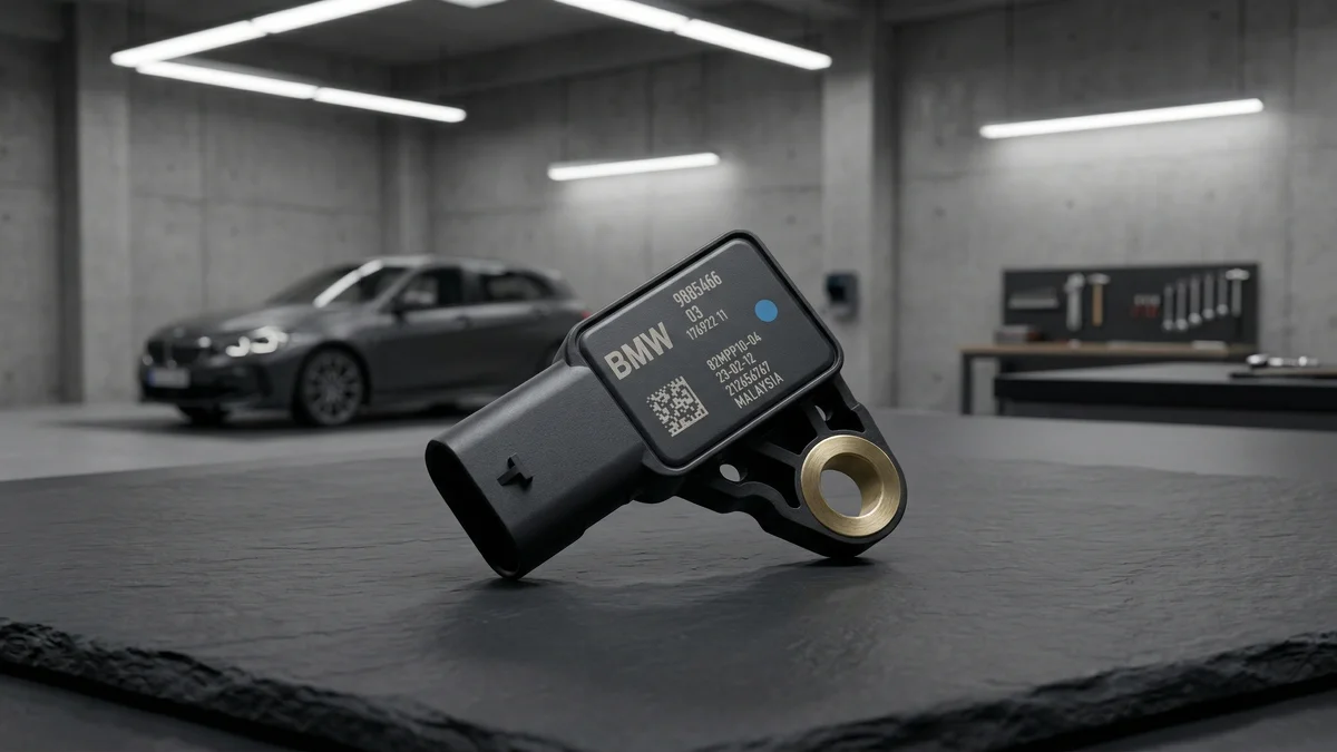 Capteur de pression de suralimentation pour BMW X5 G05 X6 G06 X7 G07 (30d / 40d) — visuel en situation sur une BMW Série 1