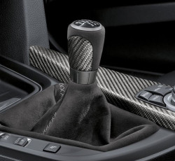 Pommeau de levier de vitesses BMW Performance avec soufflet alcantara BMW Série 3 F30 F31 F34 GT