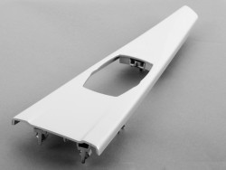 Cache console centrale "satin-silber" mat pour BMW Série 3 F30 F31 F34 GT