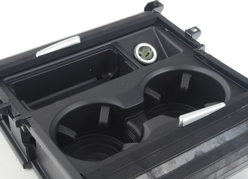 Porte-gobelets de console centrale avant avec tiroirs coulissants pour BMW X6 E71