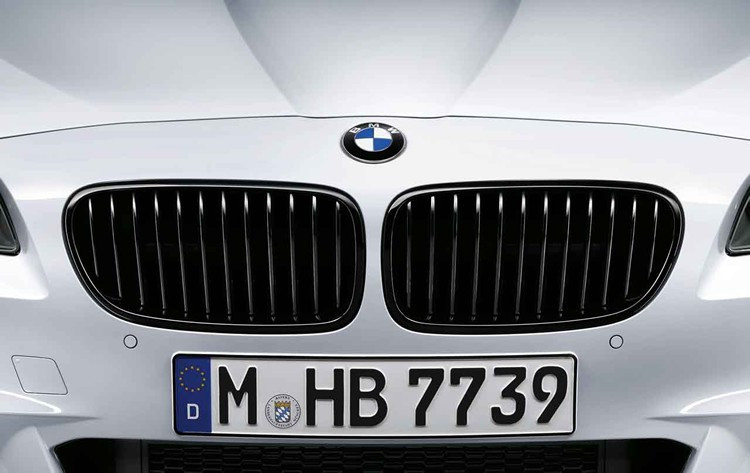 Grilles de calandre BMW M Performance, noires pour BMW Série 5 F10 F11 (sauf M5)