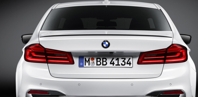 Becquet arrière en apprêt BMW Performance pour BMW Série 5 G30 G31