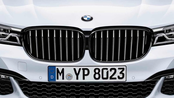 Grilles de calandre BMW M Performance, noires pour BMW Série 7 G11 G12