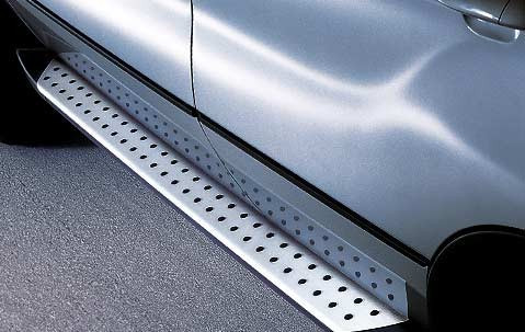 Kit de montage marche pied en aluminium pour BMW X5 E53