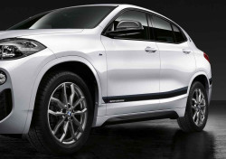 Films plastiques "Frozen black" gauche/droite BMW M Performance