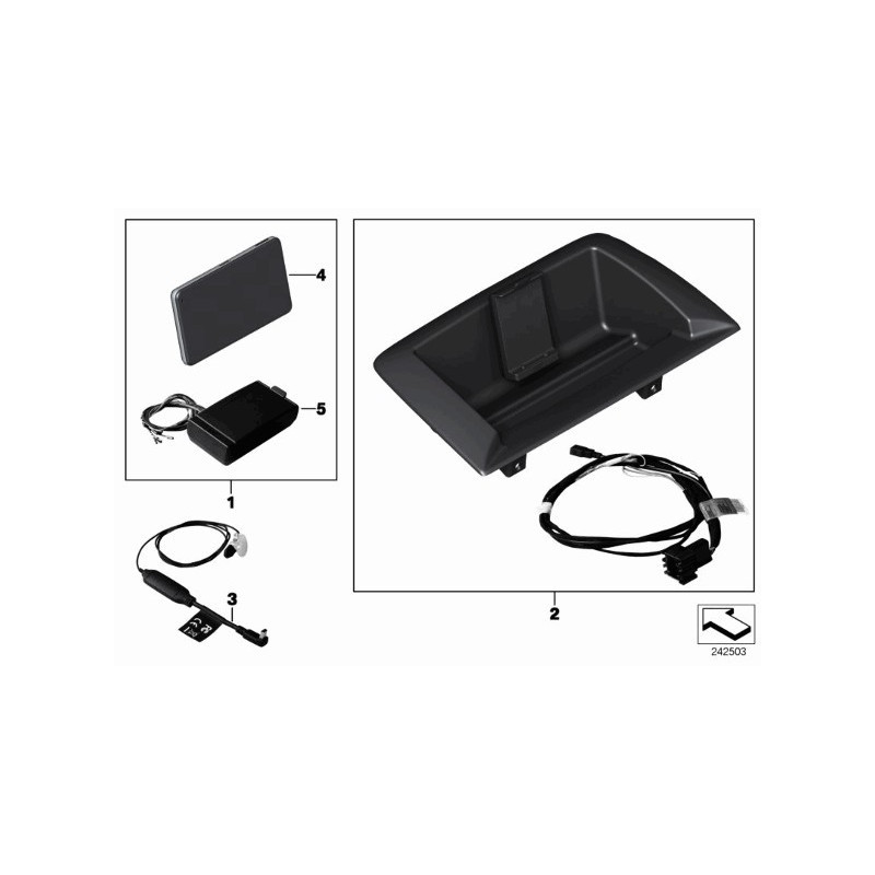 Navigation Portable HD traffic pour BMW Série 3 90 E91 E92 E93 F30 F31