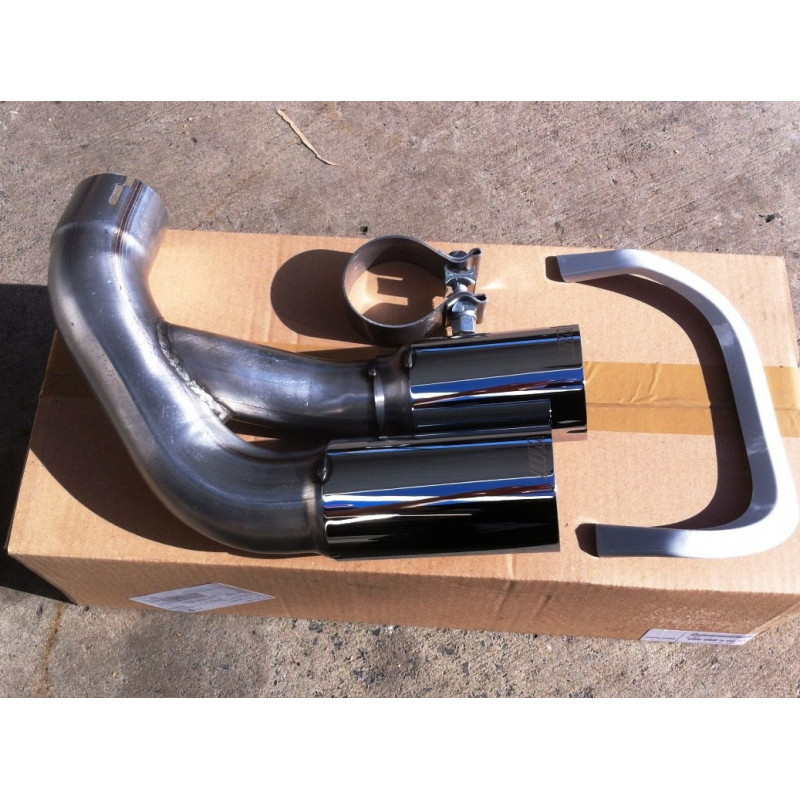 Double embout BMW M Performance pour BMW Série 4 F32 F33 F36 (420d et 418d)