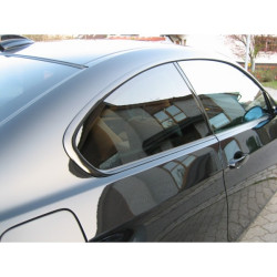 Baguettes contours des portes avant et arrière GLANZSCHWARZ pour BMW Série 3 E92