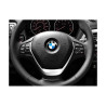 Cache de volant noir/chromé pour BMW Série 2 F22 F23 Coupé et Cabriolet
