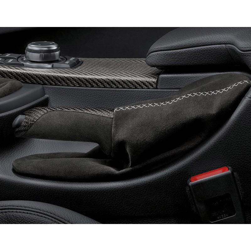 Poignée de frein à main alcantara avec soufflet BMW Performance BMW Série 4 F32 F33 F36 GC