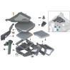 Cache boitier filtre climatisation (coté au choix) pour BMW X3 F25