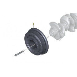 Amortisseur de vibrations Poulie dumper BMW Série 4 F32 F33 F36
