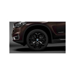 Jante 20" style 491 à rayons en étoile, bicolores noir brillant, polies BMW X5 F15