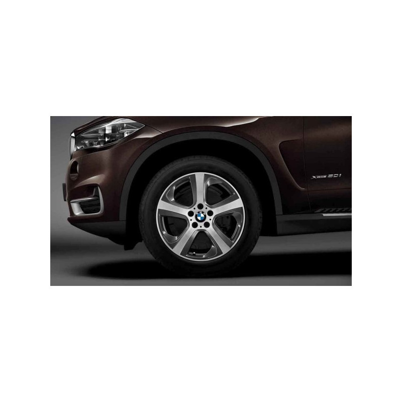 Jante 19" style 490 à rayons en étoile, bicolores « Orbitgrey », polies BMW X6