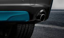 Embout d'échappement noir pour BMW Série 3 Gran Turismo (F34)