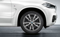 Jante 20" style 469 M à rayons doubles, bicolores « Ferricgrey », polies BMW X6﻿ F16 E71