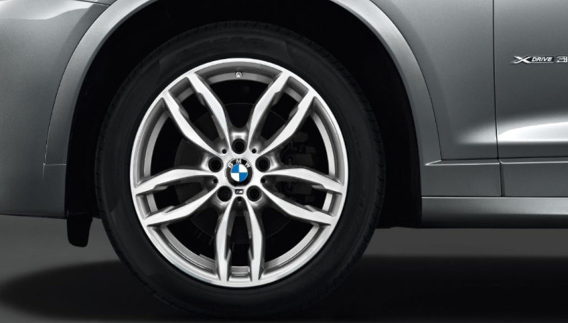 Jante 19" style 608 à rayons en Y,  polies, pour BMW X4 F26
