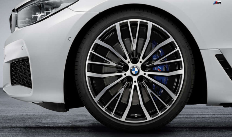 Jante 21" style 687 polie brillant à rayon en V pour BMW Série 7 G11 G12