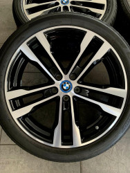 Jante 20" alliage léger JET BLACK style 431 polie brillant pour BMW i3