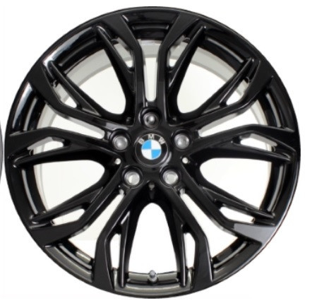 Jante 18" en alliage léger à rayons en Y style 566 noir pour BMW X2 F39