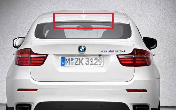 Troisième feu stop arrière pour BMW X6 E71