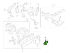 Renforcement de support moteur droit pour BMW Série 7 G11 G12