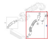 Conduite d'air de suralimentation pour BMW X3 E83