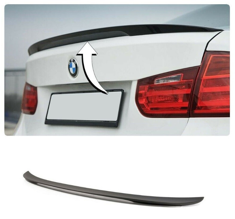 Becquet arrière noir mat pour BMW Série 3 F30