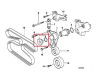 Vis bouchon de levier de renvoi / Entrainement courroie accessoire pour BMW Série 3 E46