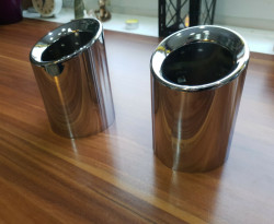 Embouts d'échappement chrome BMW X3 G01