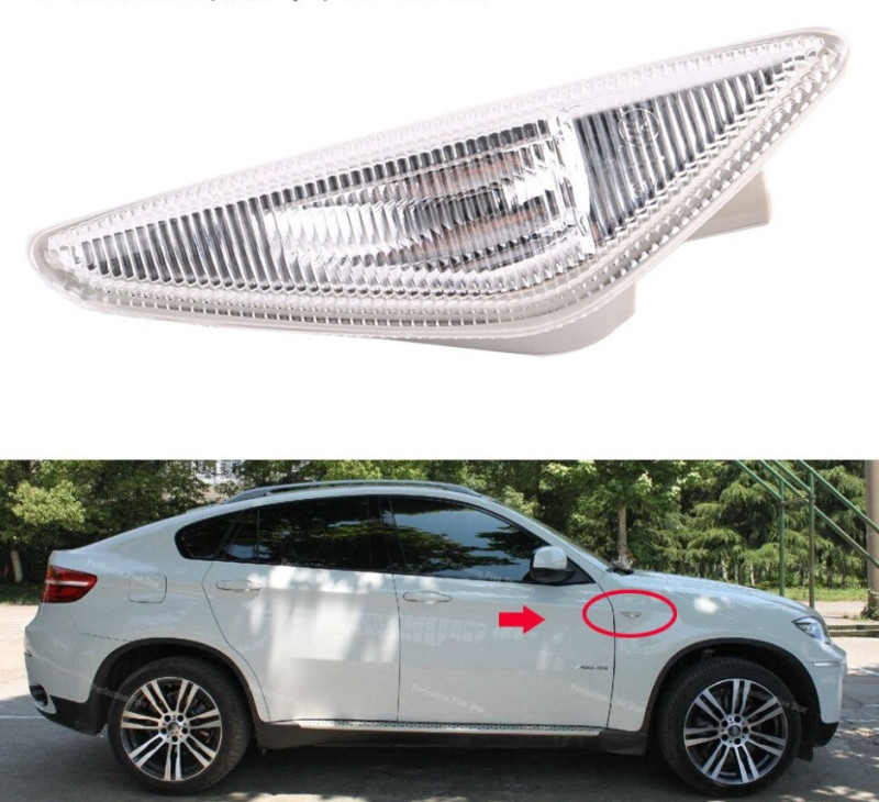 Feu clignotant répétiteur d'aile avant (coté au choix) pour BMW X6 E71