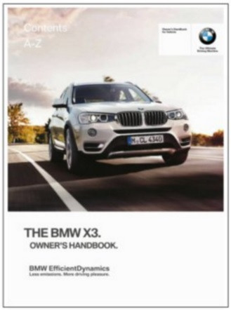 Notice d'utilisation du véhicule pour BMW X3 F25