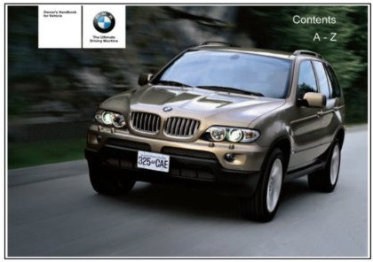 Notice d'utilisation du véhicule pour BMW X5 E53