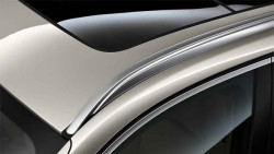 Rails de toit en aluminium satiné BMW X4 F26
