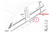 Couvre joint chromé extérieur porte arrière (coté au choix) BMW pour BMW Série 3 E90 E91