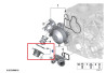 Boîtier de thermostat d'eau avec joint pour BMW Série 1 E81 E82 E87 E88 (116d / 118d / 120d et 123d uniquement)