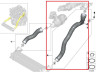 Conduite d'air de suralimentation pour BWM Série 3 E90 E91 E92 E93 (318d et 320d uniquement)